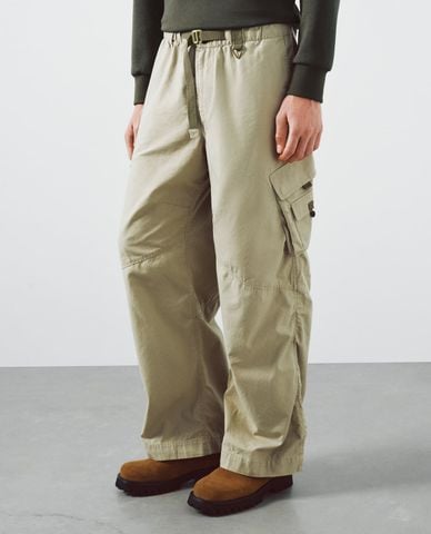  URBAN REVIVO - Quần nam ống rộng lưng thun túi hộp 