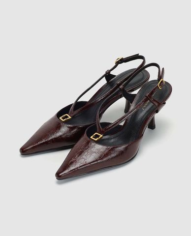  URBAN REVIVO - Giày sandals cao gót nữ mũi nhọn 
