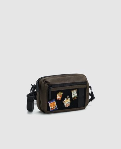  URBAN REVIVO - Túi đeo chéo nam phom chữ nhật 