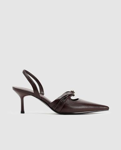  URBAN REVIVO - Giày sandals cao gót nữ mũi nhọn 