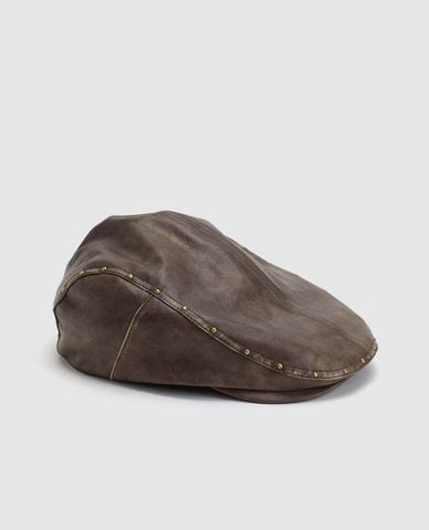 URBAN REVIVO - Nón beret nữ đính đinh tán cổ điển 