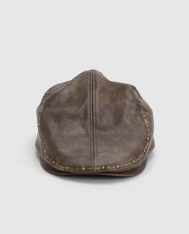  URBAN REVIVO - Nón beret nữ đính đinh tán cổ điển 