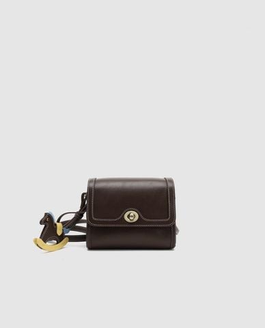  URBAN REVIVO - Túi đeo chéo nữ phom chữ nhật phối charm 