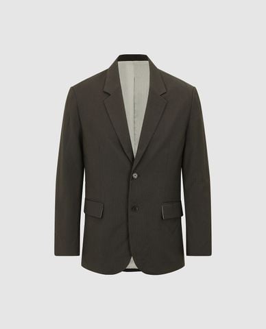  URBAN REVIVO - Áo khoác blazer nam cổ ve tay dài 