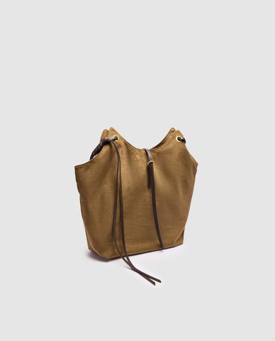  URBAN REVIVO - Túi đeo vai nữ hình thang 