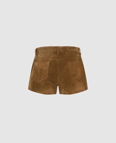  URBAN REVIVO - Quần short ngắn nữ cạp cao năng động 