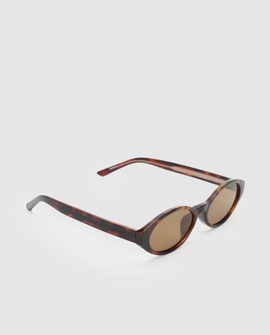  URBAN REVIVO - Kính mát nữ gọng oval bản dày 