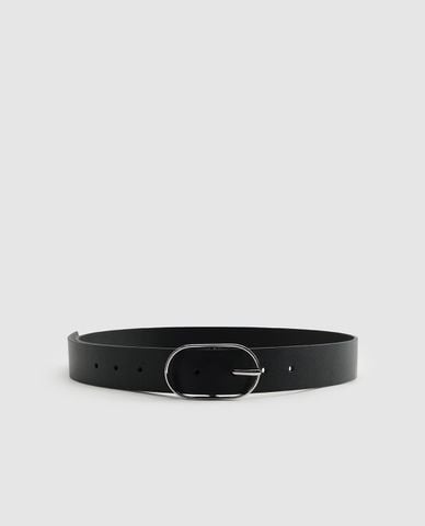  URBAN REVIVO - Thắt lưng nữ bản vừa khóa oval 