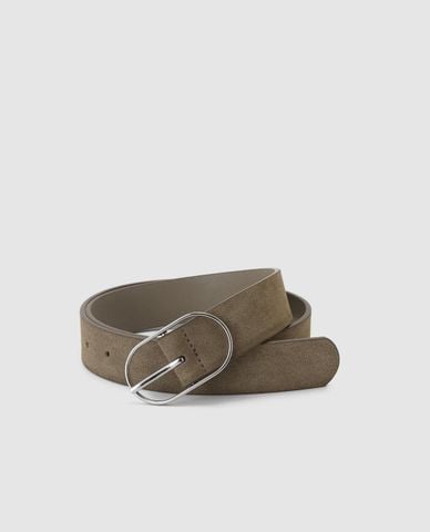  URBAN REVIVO - Thắt lưng nữ bản vừa mặt khóa oval 
