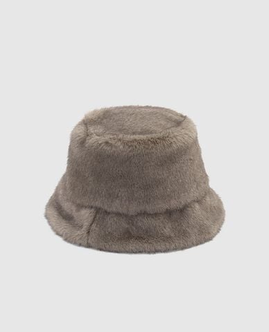  URBAN REVIVO - Nón bucket nữ lông mềm 