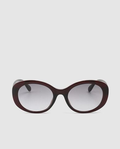  URBAN REVIVO - Kính mát nữ gọng oval bản dày 