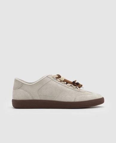  URBAN REVIVO - Giày sneakers nữ cổ thấp phong cách retro 