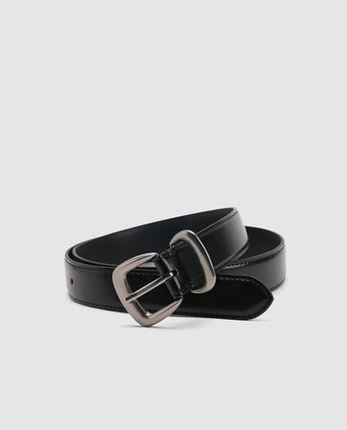  URBAN REVIVO - Thắt lưng unisex bản vừa khóa kim 