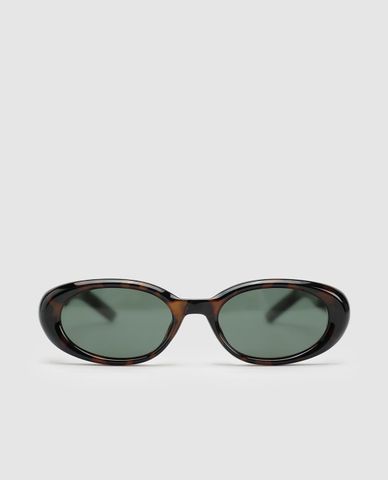  URBAN REVIVO - Kính mát unisex gọng oval bản dày 