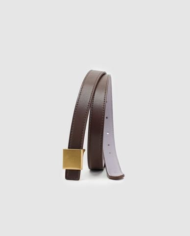  URBAN REVIVO - Thắt lưng unisex bản vừa khóa vuông 