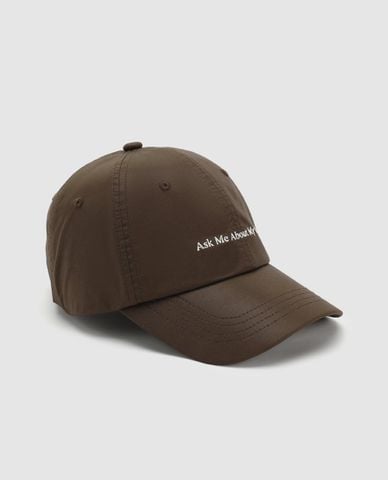  URBAN REVIVO - Nón bóng chày unisex thêu chữ 
