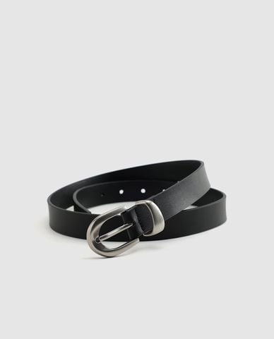  URBAN REVIVO - Thắt lưng unisex bản vừa khóa kim 