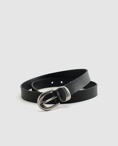  URBAN REVIVO - Thắt lưng unisex bản vừa khóa kim 