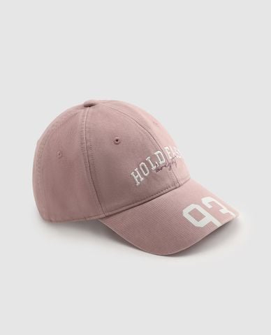  URBAN REVIVO - Nón bóng chày unisex thêu chữ 