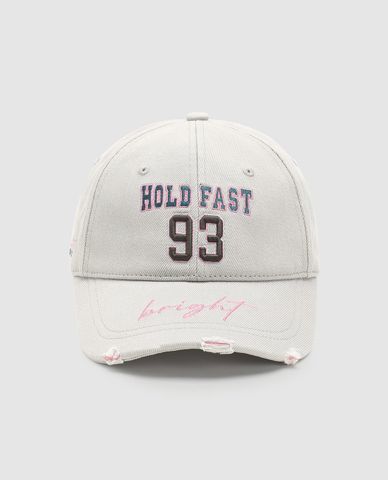  URBAN REVIVO - Nón bóng chày unisex thêu chữ 