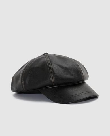  URBAN REVIVO - Nón beret nữ phối vành thời trang 
