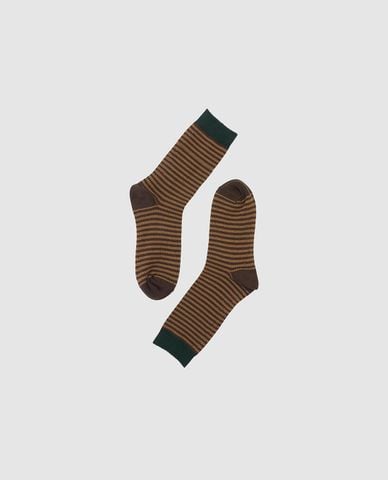  URBAN REVIVO - Vớ unisex cổ cao sọc ngang 