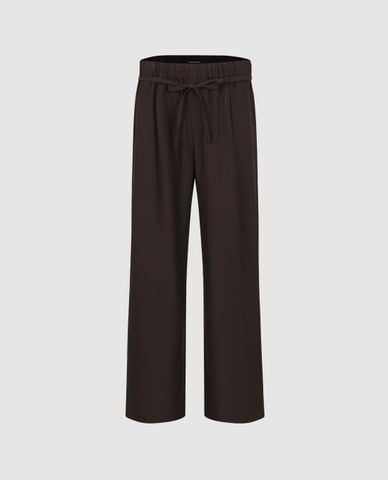 URBAN REVIVO - Quần nam ống rộng lưng thun dây rút 