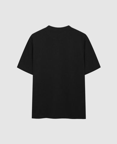  URBAN REVIVO - Áo thun nam cổ tròn tay ngắn phối chữ 