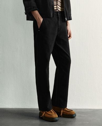  URBAN REVIVO - Quần jeans nam ống đứng cá tính 