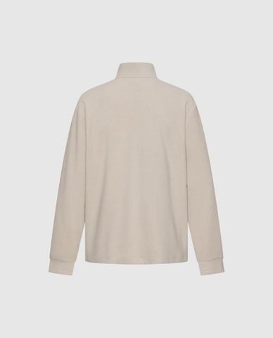  URBAN REVIVO - Áo sweatshirt nam cổ trụ khóa kéo 
