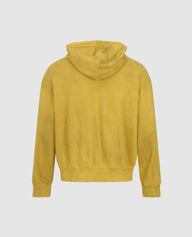  URBAN REVIVO - Áo khoác phối mũ nam khóa zip in chữ 