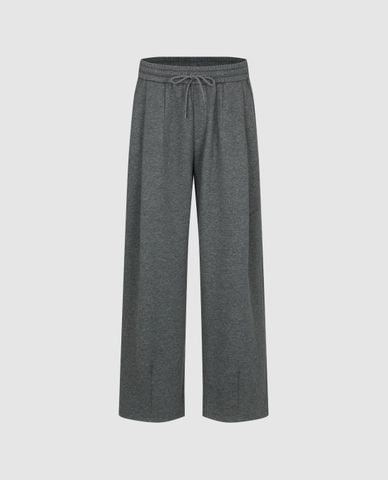  URBAN REVIVO - Quần dài nam ống rộng lưng thun dây rút 
