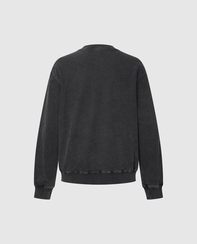  URBAN REVIVO - Áo sweatshirt nam cổ tròn tay dài in họa tiết 