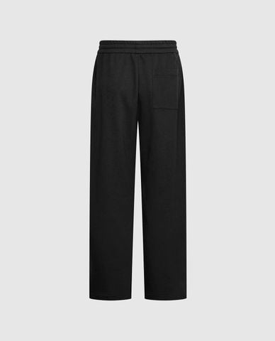  URBAN REVIVO - Quần nam ống rộng lưng thun dây rút 