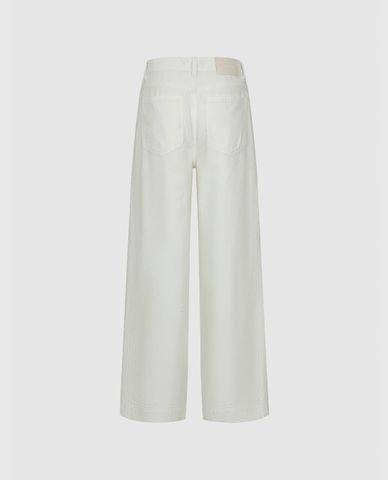  URBAN REVIVO - Quần jeans nữ ống rộng hiện đại 