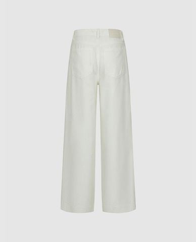  URBAN REVIVO - Quần jeans nữ ống rộng hiện đại 