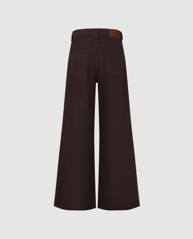  URBAN REVIVO - Quần jeans nữ ống rộng cá tính 