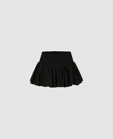  URBAN REVIVO - Chân váy chữ A mini bản to dáng xòe 