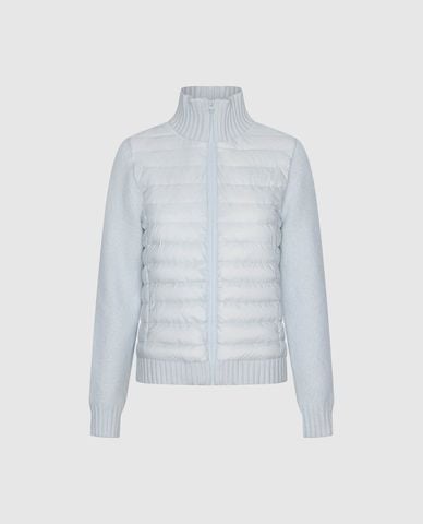  URBAN REVIVO - Áo khoác phao nữ cổ trụ tay dài 