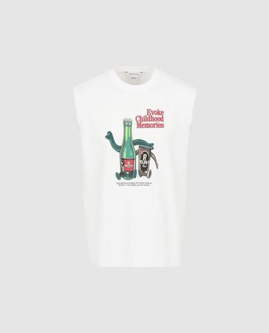  URBAN REVIVO - Áo ba lỗ nam in hình cá tính 