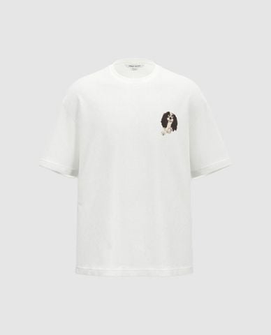  URBAN REVIVO - Áo thun nam cổ tròn tay ngắn in hình 