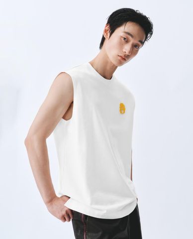  URBAN REVIVO - Áo ba lỗ nam in họa tiết 