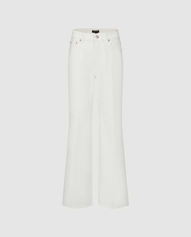  URBAN REVIVO - Quần jeans nữ ống loe tối giản 