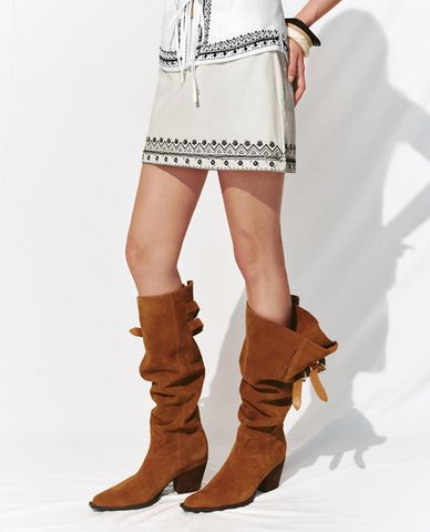  URBAN REVIVO - Chân váy chữ A mini Tribal 