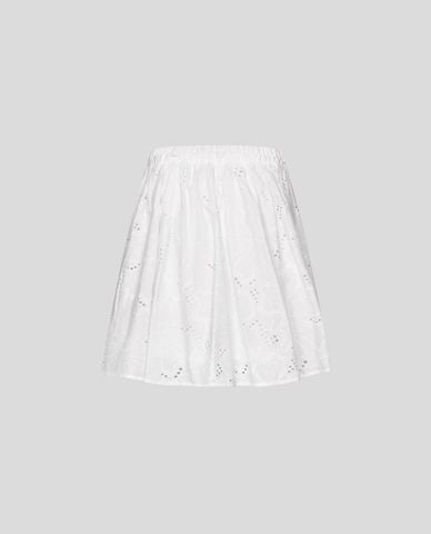 URBAN REVIVO - Chân váy chữ A mini họa tiết ren 