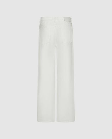  URBAN REVIVO - Quần jeans nữ ống rộng thời trang 