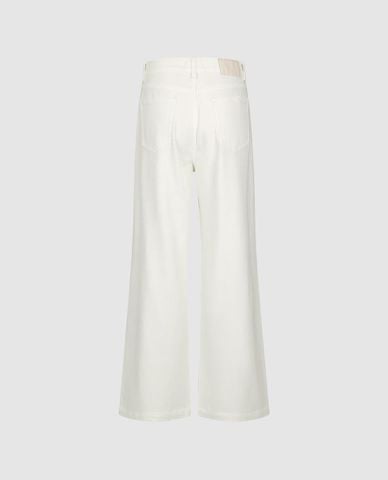  URBAN REVIVO - Quần jeans nữ ống rộng lưng cao 