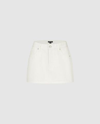  URBAN REVIVO - Chân váy denim mini dáng chữ A 