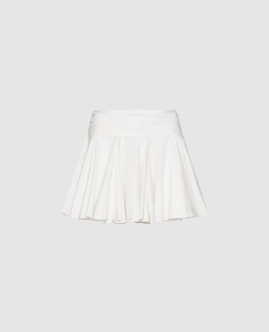  URBAN REVIVO - Chân váy chữ A mini xếp li 