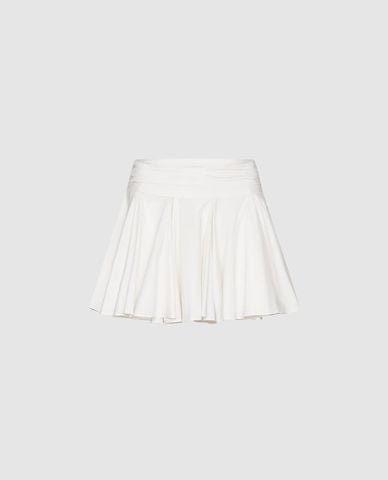  URBAN REVIVO - Chân váy chữ A mini xếp li 